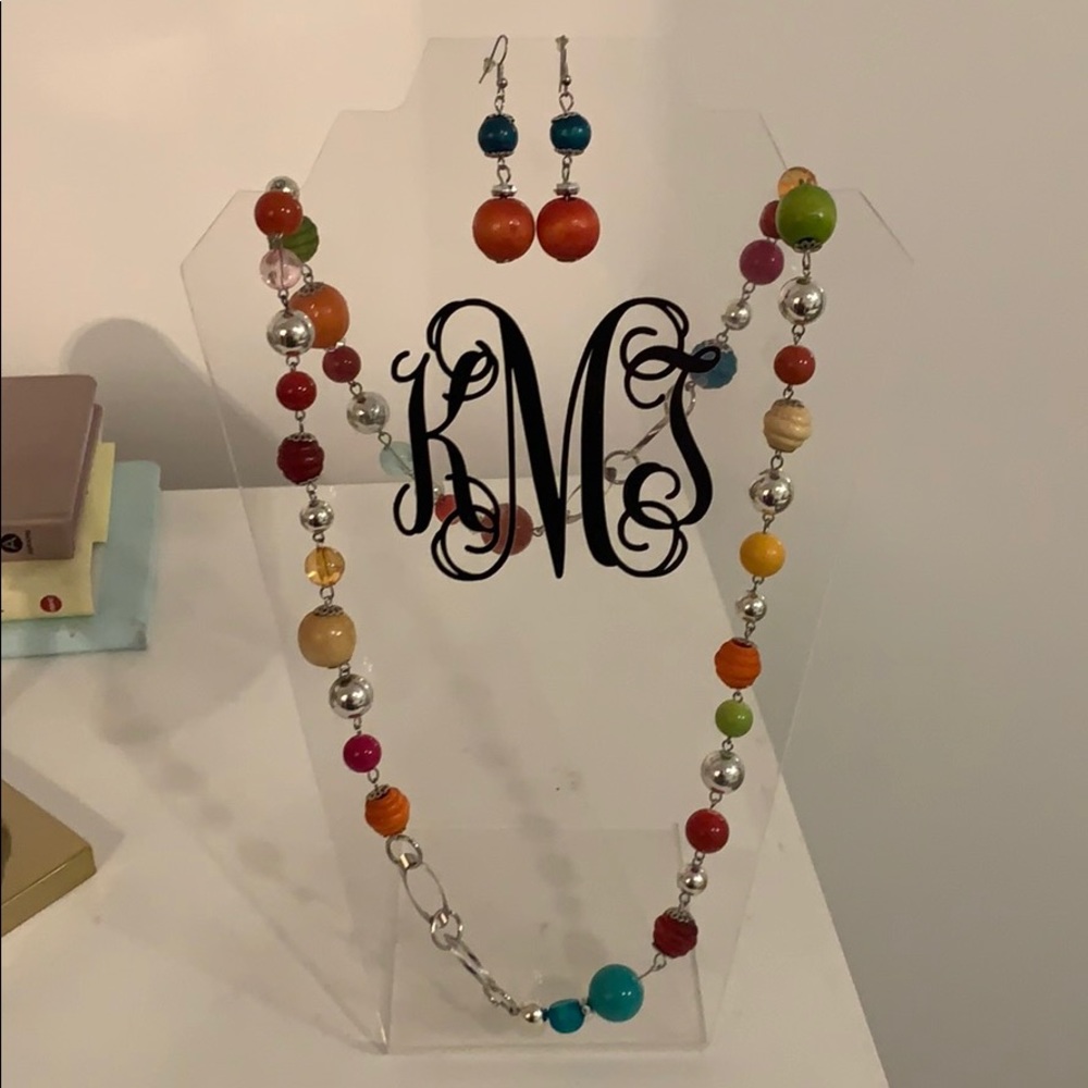 Rainbow Necklace Set